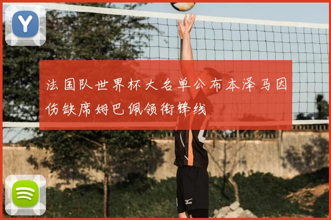 法国队世界杯大名单公布本泽马因伤缺席姆巴佩领衔锋线